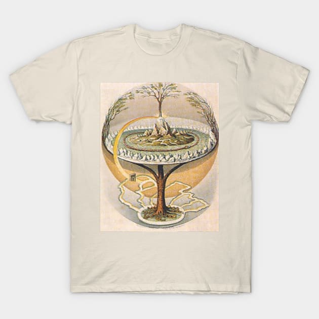 Yggdrasil Tree of Life T-Shirt by bragova